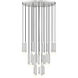 Stari 27 Light 36 inch Brushed Nickel Chandelier Ceiling Light