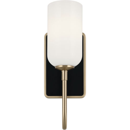 Solia LED 5 inch Champagne Bronze with Black Wall Sconce Wall Light