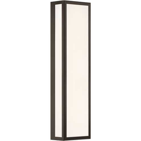 GEO LED 26 inch Bronze Outdoor Wall Sconce