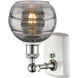 Ballston Rochester 1 Light 5.88 inch White Polished Chrome Sconce Wall Light