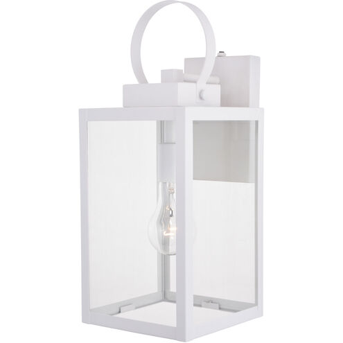Medinah LED 17.25 inch Textured White Outdoor Wall