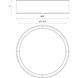 Alora Mood Lyla LED 20 inch Rattan Flush Mount Ceiling Light