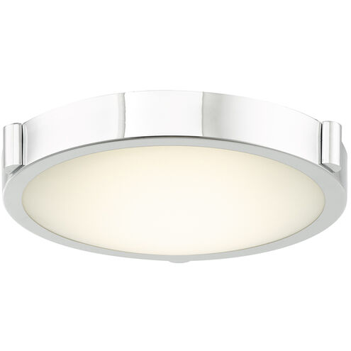 Halo LED 10.85 inch Chrome Flush Mount Ceiling Light