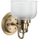 Archie 1 Light 5.75 inch Vintage Brass Bath Vanity Wall Light