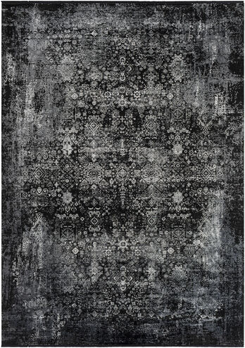 Solar 134 X 90 inch Black Rug in 8 x 11, Rectangle