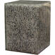 Square 17.7 inch Natural Stool