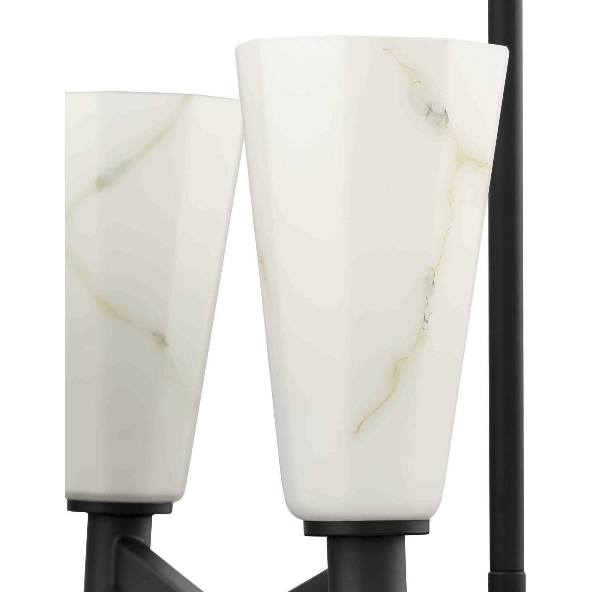 Tosca 10 Light 50 inch Matte Black Linear Chandelier Ceiling Light, Design Series