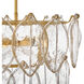 Amira 4 Light 19 inch Distressed Brass Convertible Semi Flush Ceiling Light