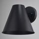 Smith LED 8 inch Textured Black Outdoor Wall