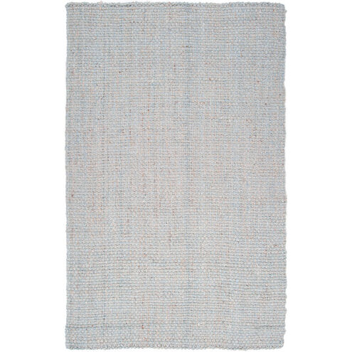 Jute Woven 66 X 42 inch Light Gray Rugs, Jute