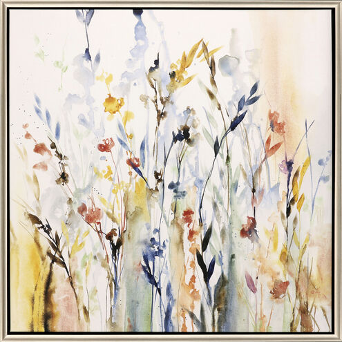 Window Art Blue and Green and Multi and Yellow Canvas