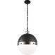 Torino 3 Light 14 inch Brushed Nickel Pendant Ceiling Light in Brushed Nickel and Opal Glass