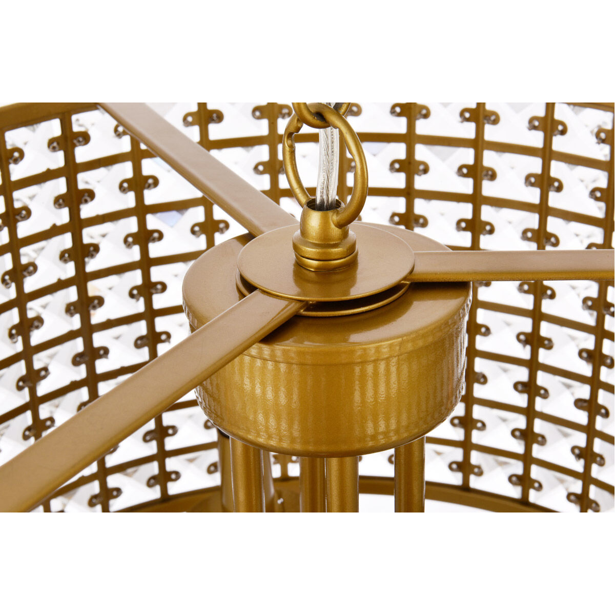 Elise 4 Light 14 inch Brass Pendant Ceiling Light