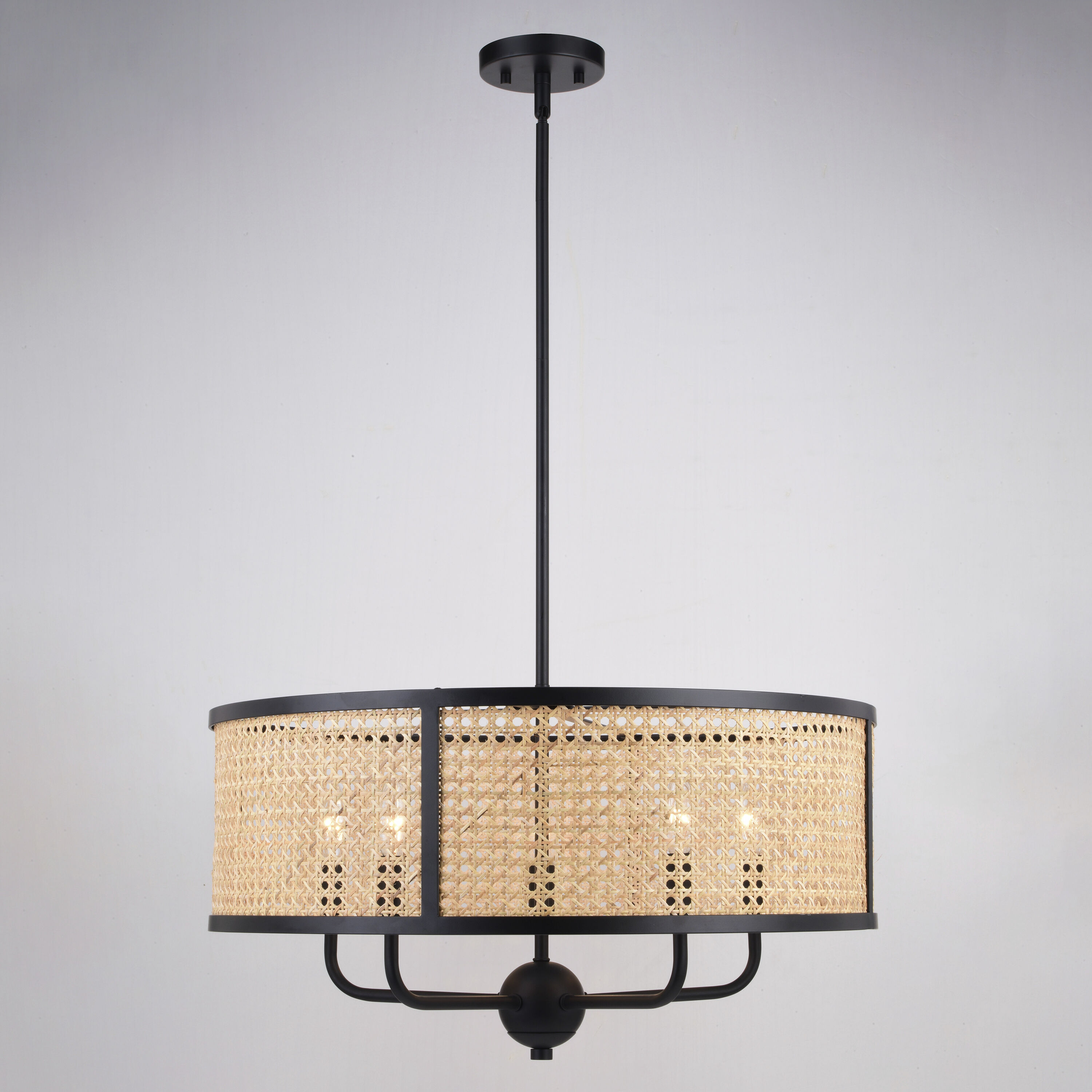 Berens LED 24 inch Matte Black Pendant Ceiling Light