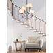 Lennon 4 Light 32 inch Black and Brass Pendant Ceiling Light