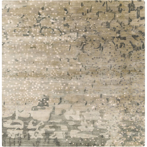 Watercolor 120 X 120 inch Black Rug in 10 Ft Square, Square