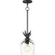 Paloma 1 Light 7.75 inch Anthracite Single Pendant Ceiling Light