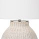 Hobi 26.5 inch 150.00 watt White Table Lamp Portable Light
