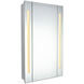 Elixir Silver Lighted Mirror Cabinet