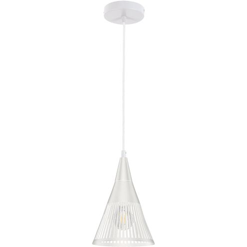 Rebecca LED 7 inch Matte White Pendant Ceiling Light