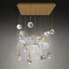 Beyond Quest LED 12 inch Black Multi-Light Pendant Ceiling Light, Linear Canopy