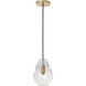 Sean Lavin Alina LED 6.8 inch Natural Brass Line-Voltage Pendant Ceiling Light