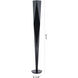 Canada 71 inch 15 watt Black Floor Lamp Portable Light