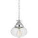 Maywood 1 Light 8 inch Chrome Pendant Ceiling Light