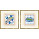 Cena Italiana Blue and Green and Red and Yellow Framed Art