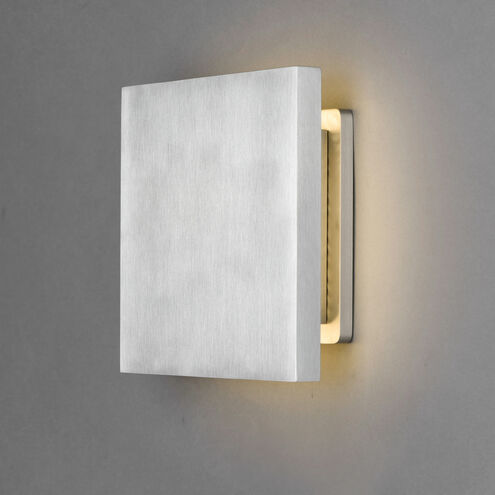 Alumilux Tau LED 6 inch Satin Aluminum Outdoor Wall Mount