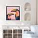 Toucan Paradise 29 X 29 inch Non-Glass Framed Art, Propac