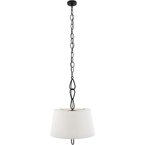 Parkman 2 Light 23 inch Blackened Iron Pendant Ceiling Light