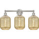 Edison Preston 3 Light 24.75 inch Brushed Satin Nickel Bath Vanity Light Wall Light in Mercury