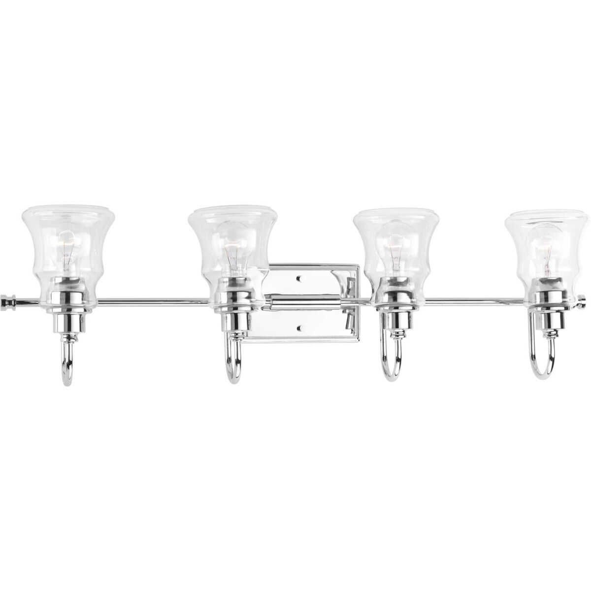 Litchfield 4 Light 33 inch Polished Chrome Bath Vanity Wall Light