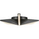 Tachi LED 15 inch Urban Bronze Flush Mount Ceiling Light