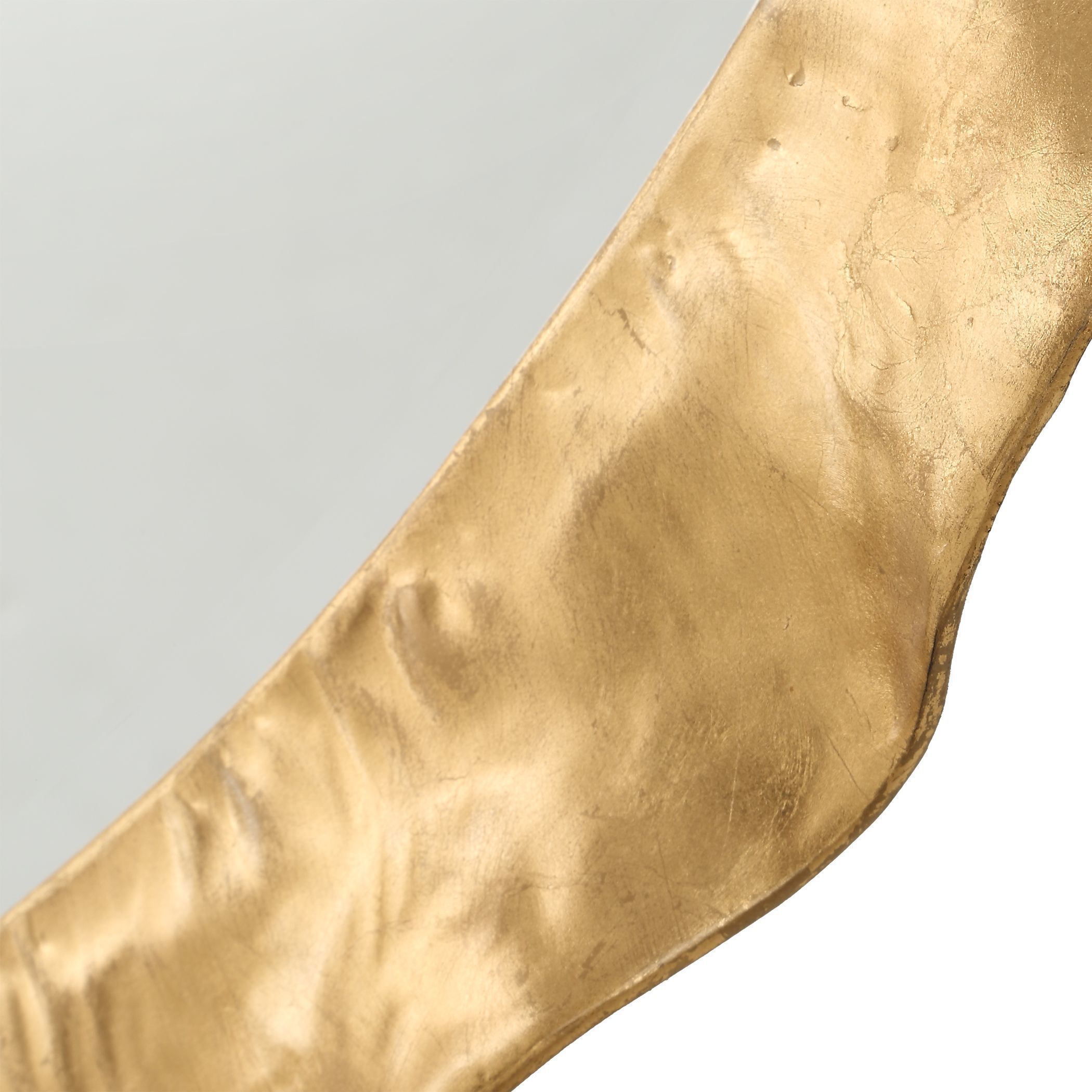 Haya 39.75 X 39.75 inch Gold Leaf Mirror