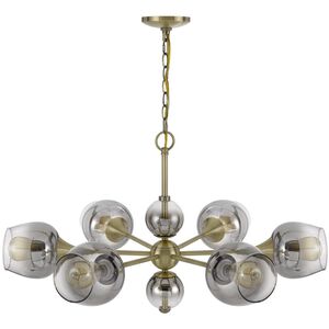 Pendleton 6 Light 32 inch Antique Brass Chandelier Ceiling Light