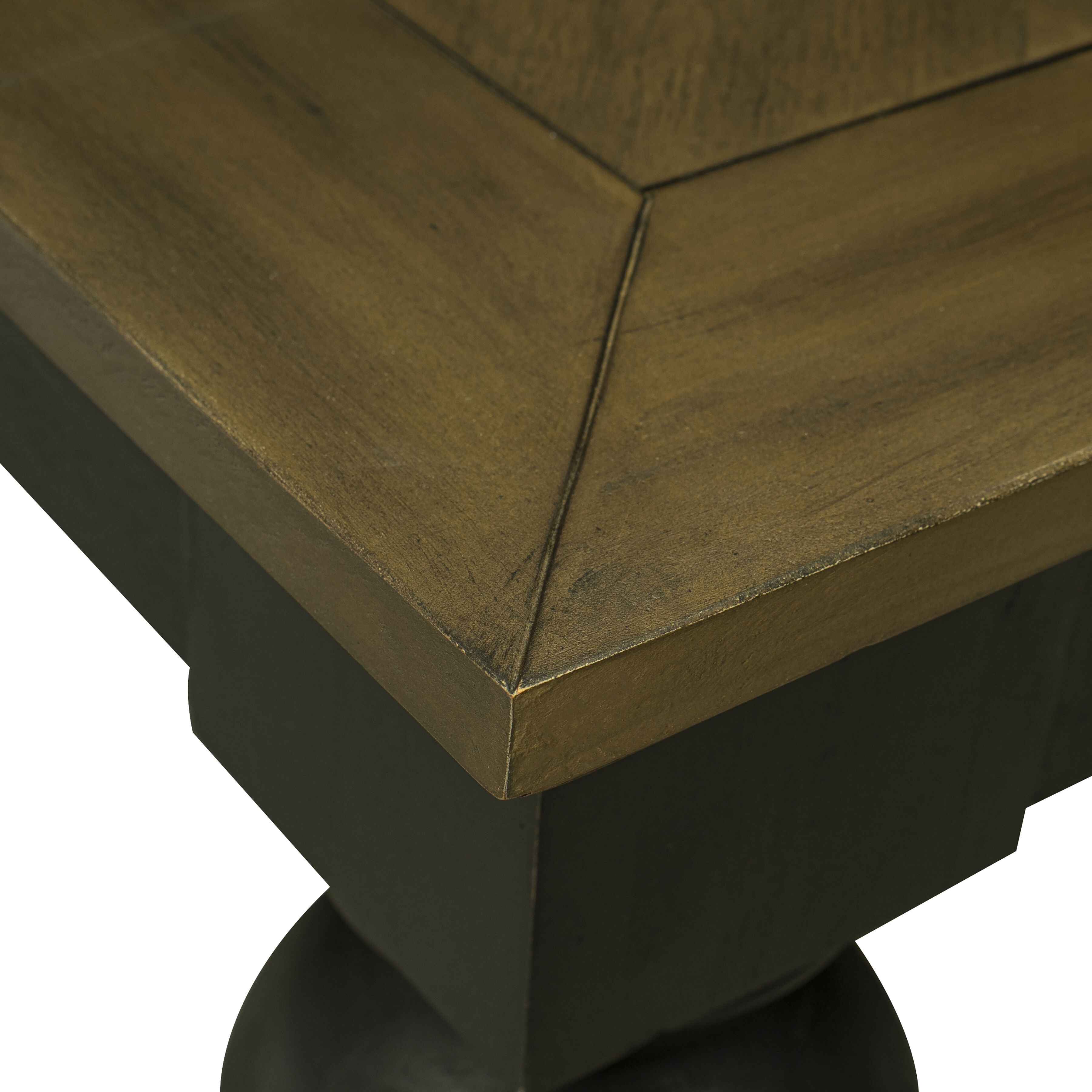 Piedmont 44 X 44 inch Harvest Brown with Kettle Black Coffee Table