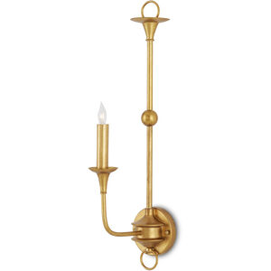 Nottaway 1 Light 4.5 inch Contemporary Gold Leaf Wall Sconce Wall Light