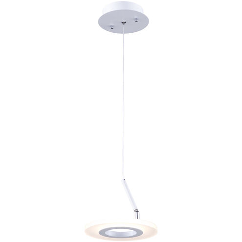 Phoenix LED 8 inch White Down Pendant Ceiling Light