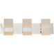 Fang LED 22.85 inch Chrome Bath Vanity Light Wall Light