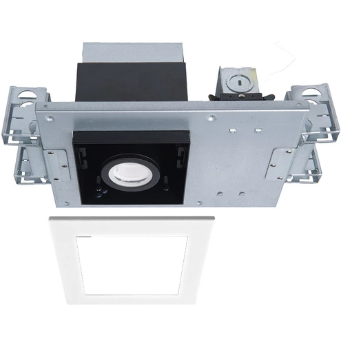 Silo Multiples LED White Black Recessed Lighting in 3500K, White/Black