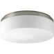 Maier LED 14 inch Brushed Nickel Flush Mount Ceiling Light in Integrated LED