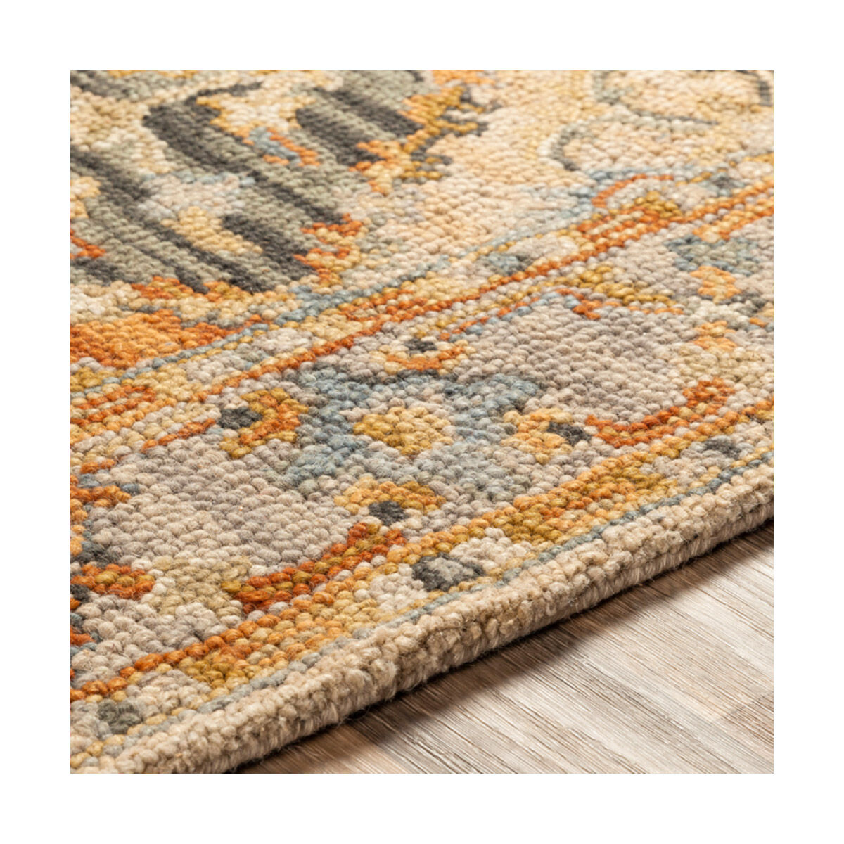 Artemis 72 X 48 inch Burnt Orange/Camel/Charcoal/Denim/Olive Rugs
