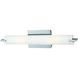 Tube 3 Light 20.5 inch Chrome Bath Light Wall Light in Incandescent