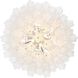 Addis 12 Light 26.75 inch Polished Chrome Chandelier Ceiling Light in Tronchi Glass White