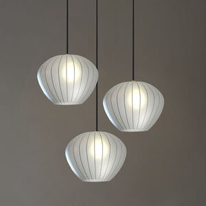 Bloom LED 20 inch Black Nickel Pendant Ceiling Light