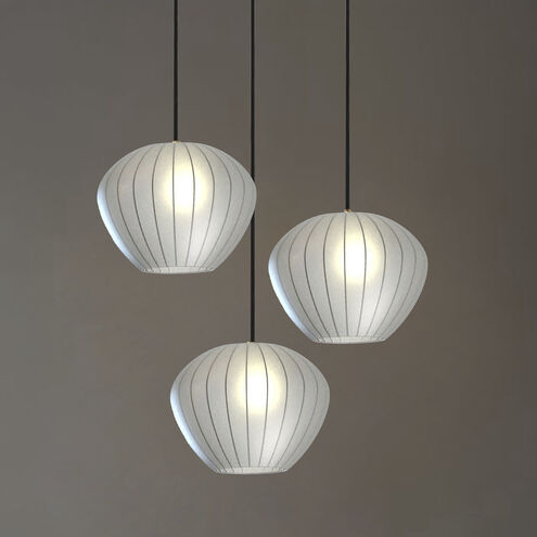 Bloom LED 20 inch Black Nickel Pendant Ceiling Light