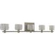 Clearwater LED 37 inch Satin Nickel Vanity Light Wall Light