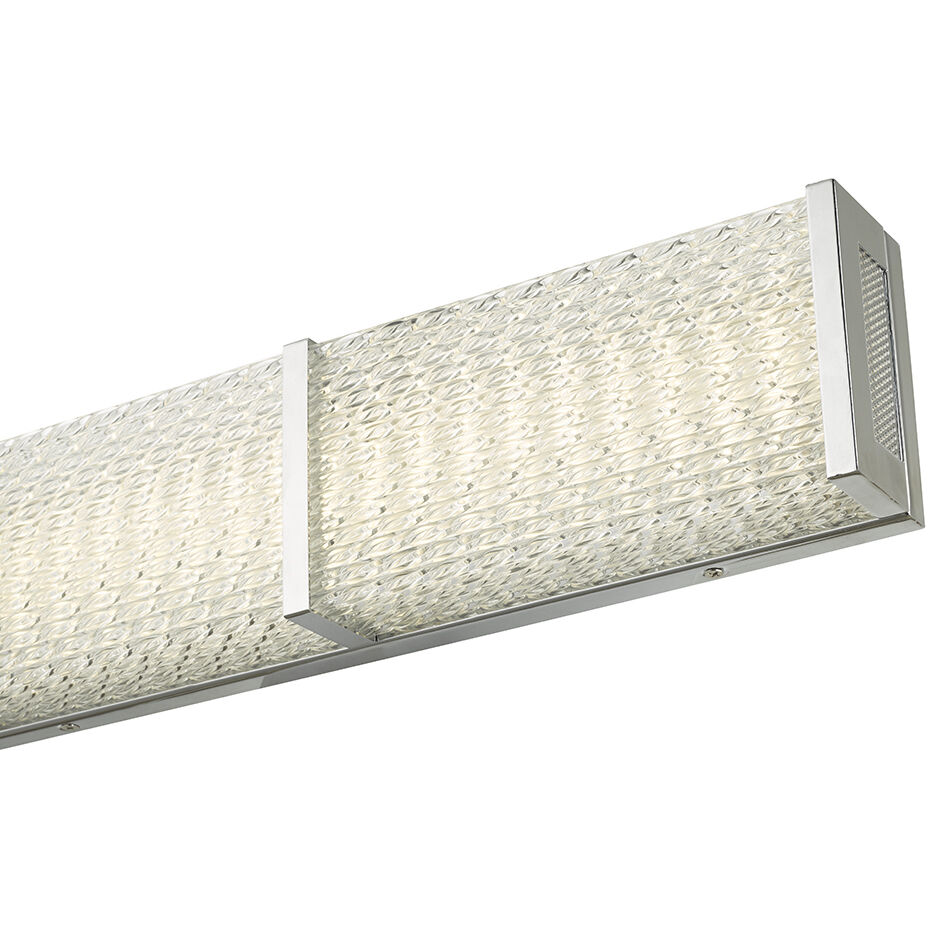 Evoke LED 12 inch Chrome Vanity Bar Light Wall Light